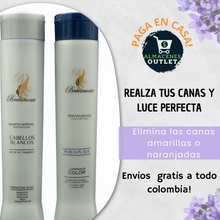 Cargar imagen en el visor de la galería, Combo Blancos( Shampoo + Tratamiento Matizante)