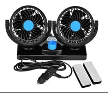 Cargar imagen en el visor de la galería, Ventilador 2 en 1 Para Carros Giratorio