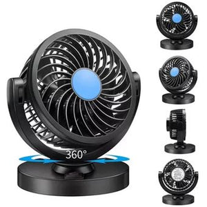 Ventilador 2 en 1 Para Carros  Giratorio