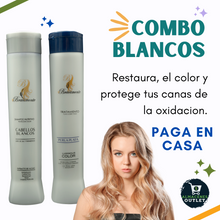 Cargar imagen en el visor de la galería, Combo Blancos( Shampoo + Tratamiento Matizante)
