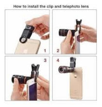 Cargar imagen en el visor de la galería, Lente Zoom Optico 12x Con Aumento
